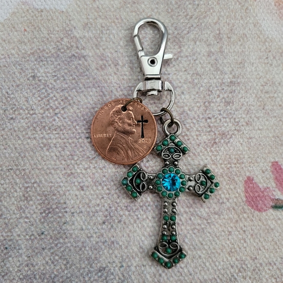 Lucky Penny Keychain | Handmade | 2023 - Picture 2 of 6